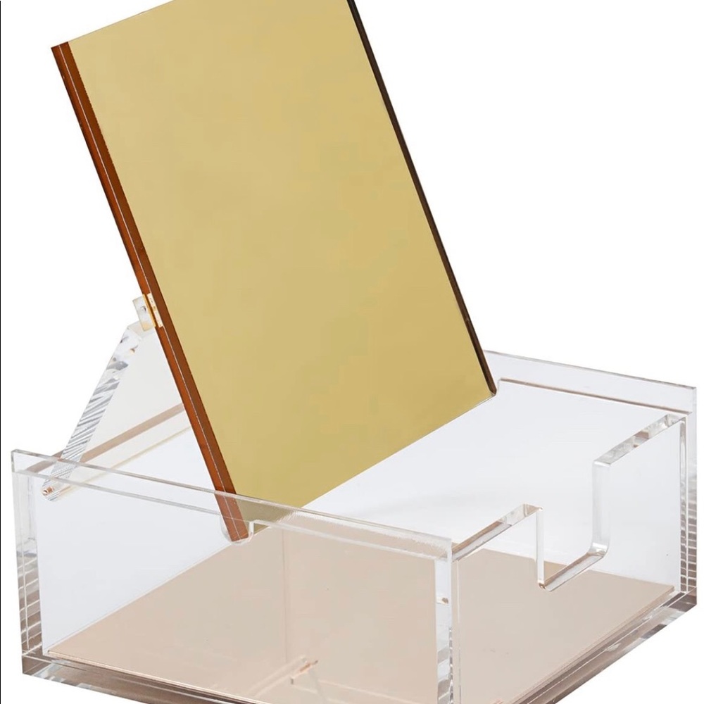 Gold Mirror Acrylic storage Tray!